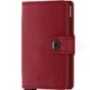 Secrid Mini Wallet Portemonnee Veg Rosso / Bordeaux