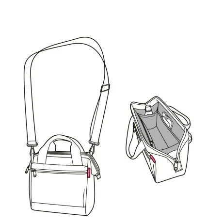 Reisenthel Allrounder Cross Schoudertas Twist Coffee - Afbeelding 4