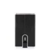 Piquadro Black Square Compact Wallet For Banknotes And Creditcards Black