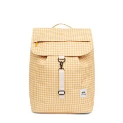 Lefrik Scout Backpack Vichy Mustard