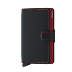 Secrid Mini Wallet Portemonnee Matte Black / Red