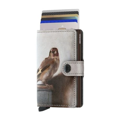 Secrid Mini Wallet Art Portemonnee Mauritshuis Goldfinch - Afbeelding 2