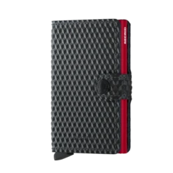 Secrid Mini Wallet Portemonnee Cubic Black-Red