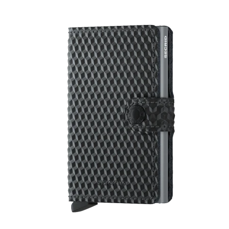 Secrid Mini Wallet Portemonnee Cubic Black-Titanium