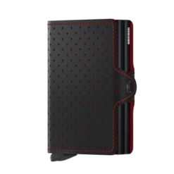 Secrid Twin Wallet Portemonnee Perforated Black-Red