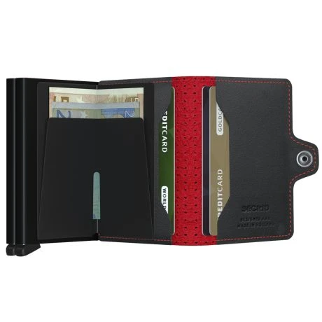 Secrid Twin Wallet Portemonnee Perforated Black-Red - Afbeelding 3