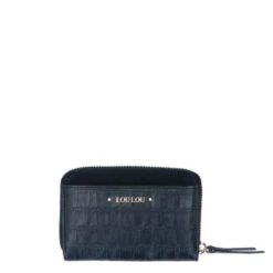 LouLou Essentiels SLB Classy Croc XS RFID Wallet Black