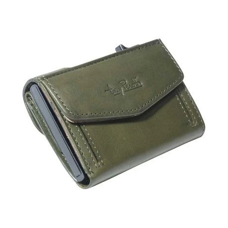 Tony Perotti Furbo Leren Pasjeshouder Met Kleingeldvak Groen - Afbeelding 2