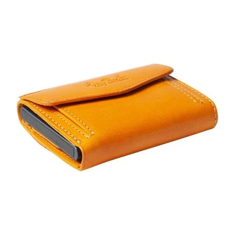Tony Perotti Furbo Leren Pasjeshouder Met Kleingeldvak Oranje - Afbeelding 2