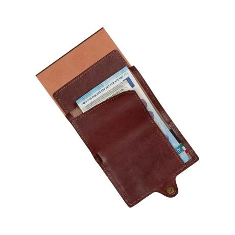 Tony Perotti Furbo Leren Pasjeshouder Bruin - Afbeelding 2