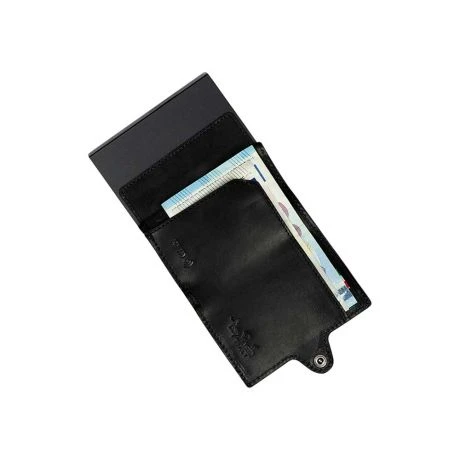 Tony Perotti Furbo Leren Pasjeshouder Zwart - Afbeelding 2