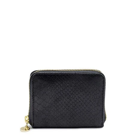 MOSZ Portemonnee Sophie Jungle Black Shiny Light Gold