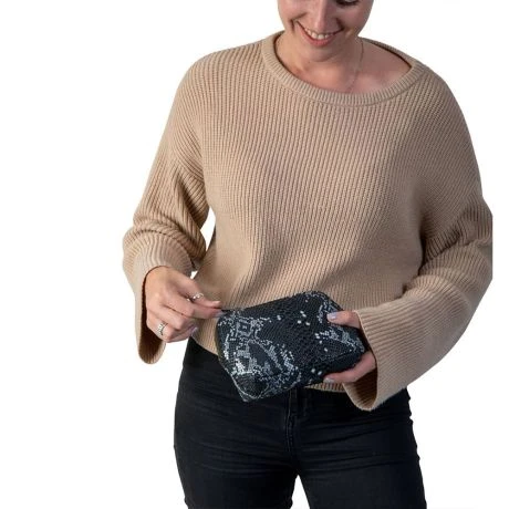 Cowboysbag X Bobbie Bodt Wash Bag Ruby Snake Black And White - Afbeelding 5