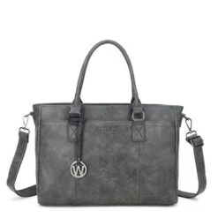 Wimona Carmina Schoudertas 13.3" Grijs