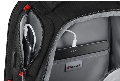 Wenger Tech Player One Gaming Laptop Backpack 17,3 Inch Black - Afbeelding 11